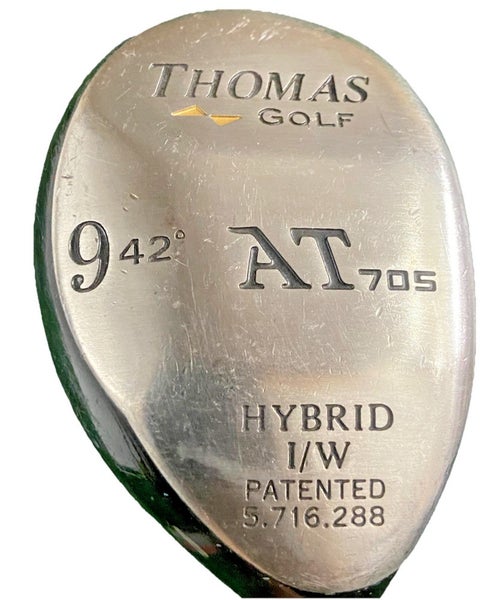 Thomas Golf AT 705 9 Hybrid 42* RH Men's Regular Graphite 36.5" New Grip Nice