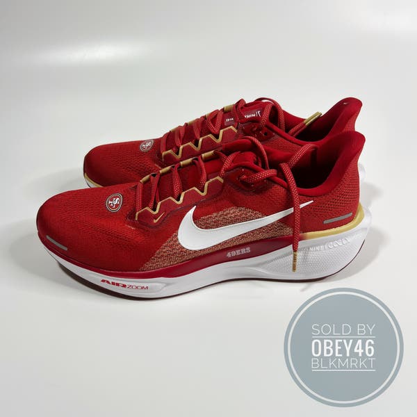 Nike NFL x San Francisco 49ers Pegasus 41 Shoes Red White 10  display picture 3