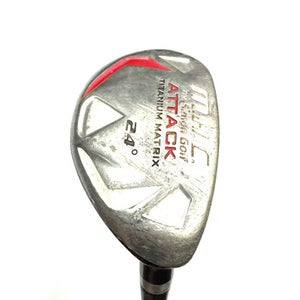 Used ATTACK 24 DEGREE Mens Hybrid Club RH 4 Hybrid 11860-S000275718