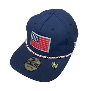 NEW 2025 Men's New Era Ryder Cup The Golfer Rope Navy Adjustable Snapback Hat