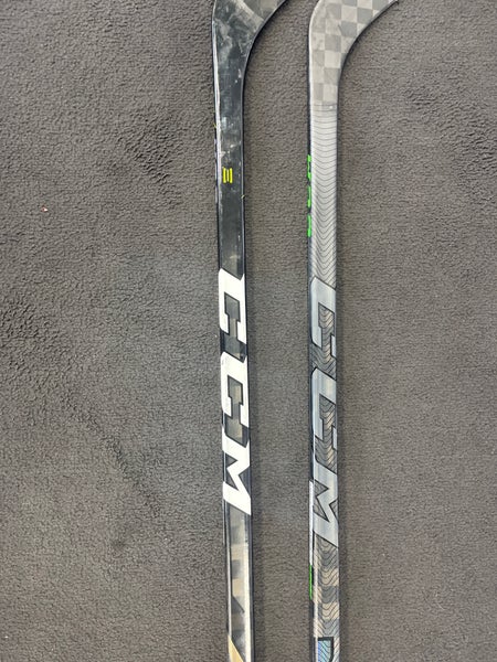 Ccm Ridecore Stick Two Pack CCM Ribcor Hockey Sticks. Mackinnon Pro Stock RH 85 flex ...