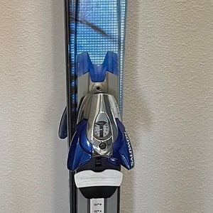 Salomon Siam Attraction 134cm 112-70-102 r=9.6 Women's Skis Z10 Bindings GREAT