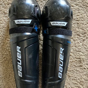 Intermediate Bauer X 14" Shin Pads and Senior Large Shoulder Pads