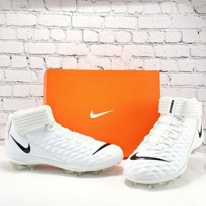 NIKE FORCE SAVAGE PRO 2 - Football cleats, white/black/wolf grey, Size 16