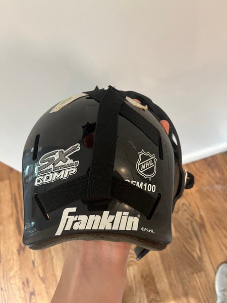 chicago blackhawks motorcycle helmet Slingshots This Franklin Sports NHL mini goalie mask is the perfect finishing touch to any hockey lovers bedroom Franklin Chicago Blackhawks Mini Goalie