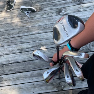 Wilson pro staff used with ball marks grips are in good condition