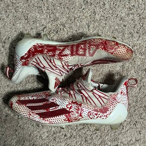 Men's  Size M 11.5 (W 12.5) Adidas Low Top adizero Molded Cleats (Used)