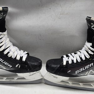 BAUER VAPOR HYPERLITE ICE HOCKEY SKATES PRO STOCK 10 D NHL USED (4) (13670)