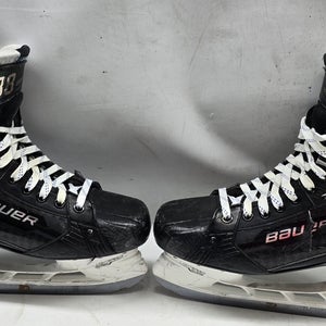 BAUER MACH CUSTOM PRO STOCK ICE HOCKEY SKATES 9.5 D USED NHL (13678)
