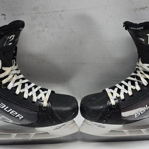 BAUER VAPOR HYPERLITE ICE HOCKEY SKATES PRO STOCK 9 3/4 D USED NHL (13688)
