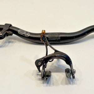 Cannondale C4 625mm Aluminum Riser Handlebar Cane Creek Lever Tektro Brake Grips
