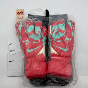 Nike GK Grip 3 Goalkeeper Soccer Gloves Size 10 HQ0256-850 Ember Glow  New