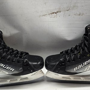 BAUER VAPOR HYPERLITE ICE HOCKEY SKATES PRO STOCK 10 D USED NHL (13692)