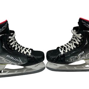 BAUER VAPOR HYPERLITE ICE HOCKEY SKATES PRO STOCK 8.5 D FIT 3 Used (13697)