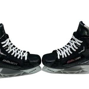 BAUER MACH CUSTOM PRO STOCK ICE HOCKEY SKATES 8 3/4 D USED NHL (13701)