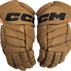 CCM Jetspeed Pro Custom Pro Stock Hockey Gloves 14" Bruins 2023 Winter Classic (13705)