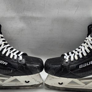 BAUER MACH CUSTOM PRO STOCK ICE HOCKEY SKATES 11.5 C USED NHL (13709)