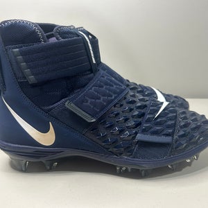 Size 13.5 Men’s Nike Force Savage Elite 2 Football Cleats Navy Blue