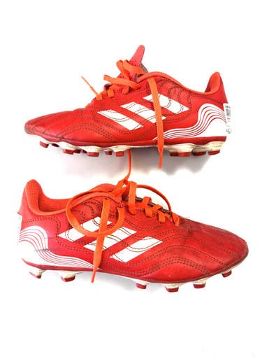 Used Adidas Soccer Cleats Red Junior 04 11860-S000290875