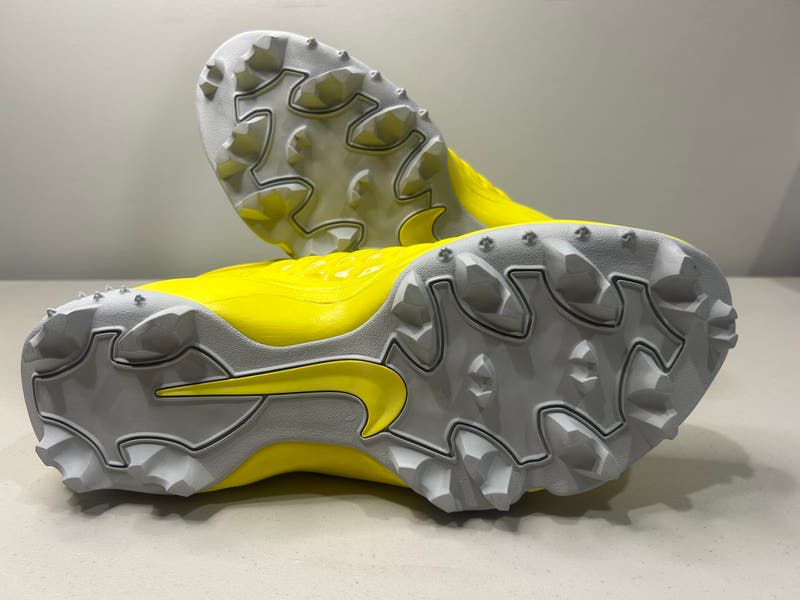 Nike Force Savage Pro 2 Oregon Ducks Football Cleats Mens‎ 15 Yellow Green Shoes NIKE FORCE SAVAGE PRO 2 MID OREGON DUCKS PE FOOTBALL CLEATS  main image 3