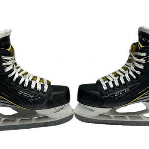 CCM SuperTacks Pro Custom Ice Hockey Skates L: 7 3/4 R: 8 Pro Stock Used (13790)