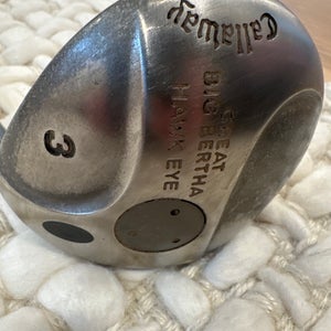 Men's Callaway Great Big Bertha Right Handed Fairway Wood Stiff Flex 3 Wood (Used)