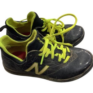 Used New Balance LINDOR PRO BB/SB Cleats Black And Optic Yellow Junior 01 11347-S000246600