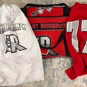 Calgary Roughnecks NLL Equipment Bag + Practice Jerseys (Used)