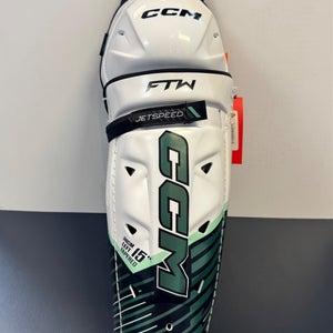 Senior CCM Jetspeed FTW 15" Shin Pads (New)