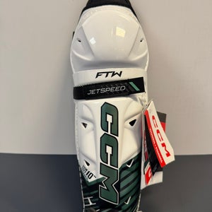 Junior CCM Jetspeed FTW 10" Shin Pads (New)