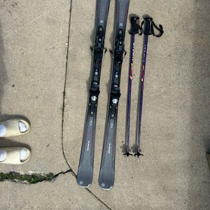 Unisex 2019 Blizzard  153 cm All Mountain Alright 7.2 Skis With Bindings Max Din 10 (Used)