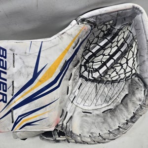 Bauer Vapor Hyperlite Pro Custom Goalie Glove 600 Break Pro Stock Used Ellis (2) (13844)