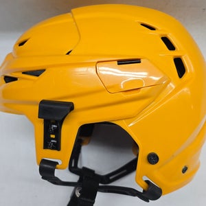 WARRIOR COVERT CF 100 PRO STOCK HOCKEY SPORT GOLD HELMET MEDIUM USED NCAA (13854)