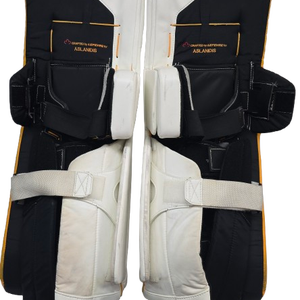 True L20.2 Goalie Custom Pro Stock Pads 34 +1.5 Used NCAA (13859)