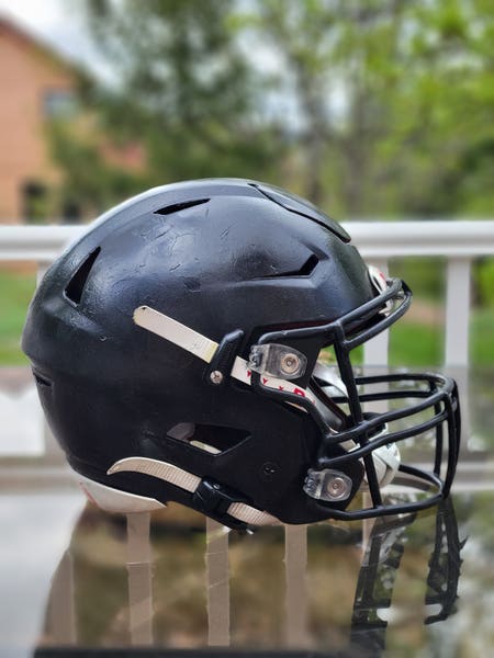 2022 Black Riddell Speedflex Football Helmet Size Large