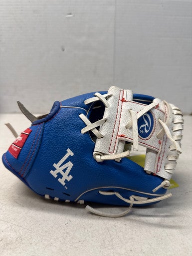 Used Rawlings Dodgers ECLA5 10” T-ball Glove - Royal/White 11835-S000194058