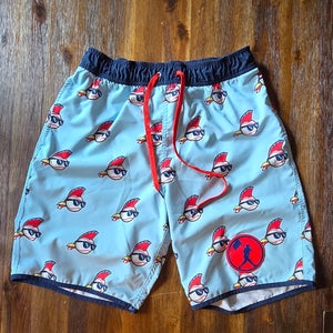 Baseballism swim trunks