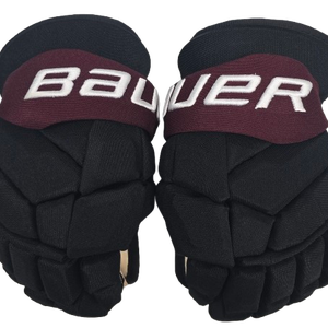 Bauer Supreme Mach Custom Pro Stock Hockey Gloves 12" Black New NCAA (13919)