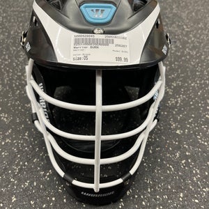 Used Warrior BURN Lacrosse Helmet Black One Size 11162-S000428045
