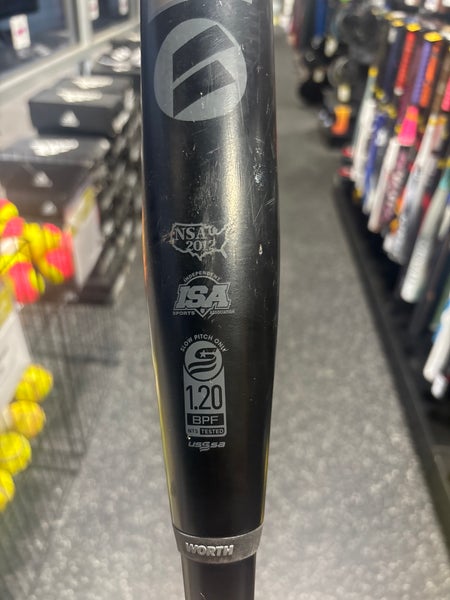 Used Worth KRECHER RH BB/SB Slowpitch Bat 34" 11834-S000027812