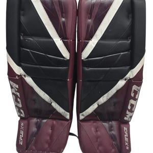 CCM Extreme Flex 5 Pro Goalie Leg Pads 34+1.5" Used NCAA (13937)