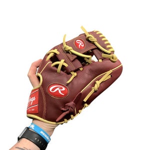Used Rawlings SANDLOT BB/SB Glove RH Throw Maroon 11 1/2" 11479-S000381319