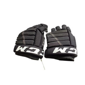 Used CCM 4R Youth Gloves Black 9" 11479-S000393025