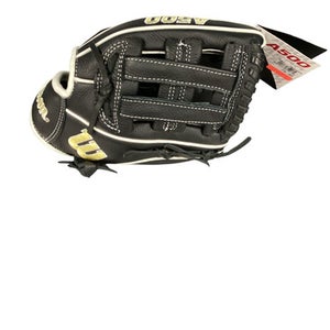 Used Wilson A500 BB/SB Glove RH Throw Black 10 1/2" 11479-S000392440