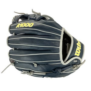 Used Wilson A1000 BB/SB Glove RH Throw Navy Blue 11 1/2" 11479-S000377702