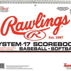New SYSTEM 17 BB/SB SCOREBOOK 11479-TNR17SB