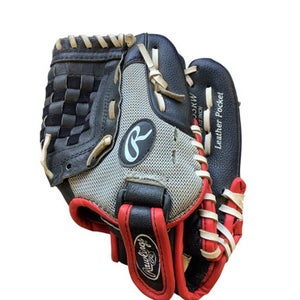 Used Rawlings PLAYEMAKER SERIES BB/SB Glove RH Throw Black 10 1/2" 11479-S000392774