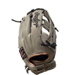 Used Rawlings R9 PRO SERIES BB/SB Glove RH Throw Grey 12" 11479-S000391719