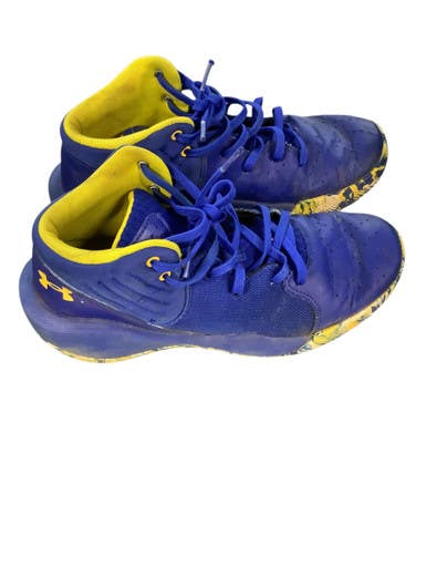Used Under Armour Basketball Shoes M Royal Blue Senior 7  display picture 2