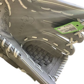 Used Rawlings GOLD GLOVE ELITE BB/SB Glove LH Throw Grey 12 1/2" 11479-S000389306